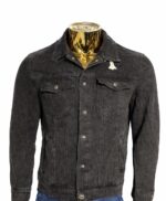 Black denim jacket XL - Image 2