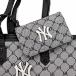 MLB Monogram Diamond Jacquard Shopper Bag - Image 3