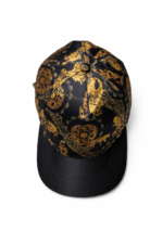 ersace Jeans Couture Baroque-print baseball cap