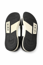 AMIRI Black & White Skel Top Low Sneaker - Image 4