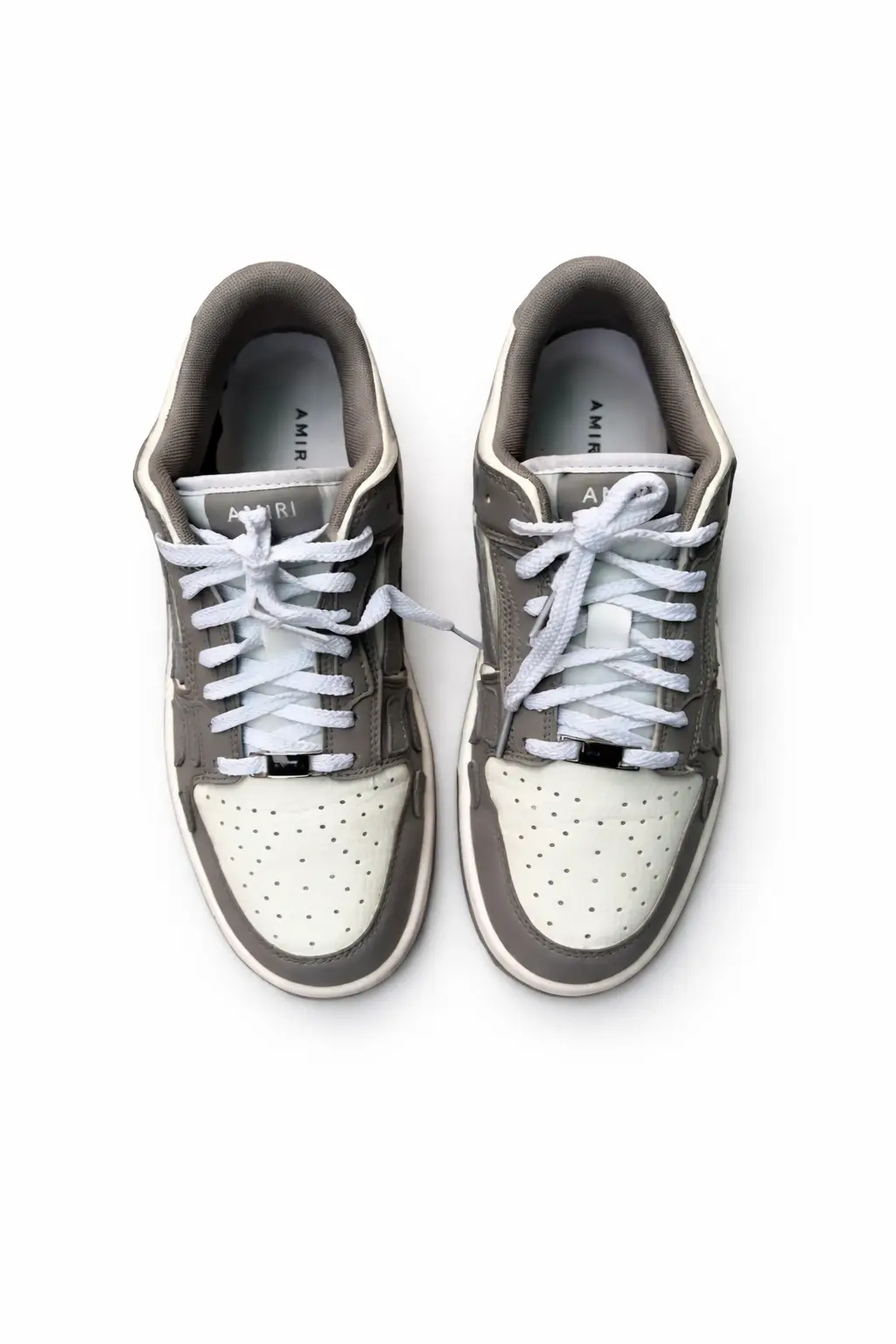 31191ED8-ED72-4FDA-BD31-268B559CB3D5 Amiri Skel Top Low leather sneakers - Image 1