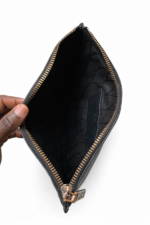 Kenzo logo leather clutch - Image 3