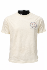 cream-colored short-sleeve t-shirt