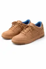 Off-White Men's Out of Office sneakers in camel wool - Image 3