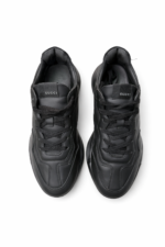 Gucci Rhyton sneakers in black leather - Image 3