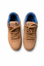 Off-White Men's Out of Office sneakers in camel wool