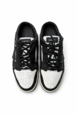 AMIRI Skel Top Low in black and white