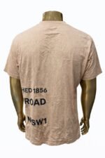Camel-colored Burberry Horseferry Print Cotton Oversized T-Shirt. - Image 2