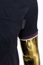 men's black polo shirt - Image 3