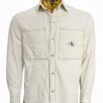 Calvin Klein Jeans Plaza Taupe Regular Fit Shirt