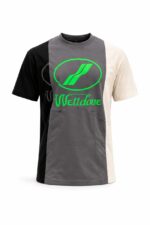 Welldone Remake 3 Panel Reflective Logo T-Shirt.