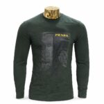 Prada long-sleeve graphic t-shirt