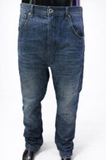 men's blue distressed jeans