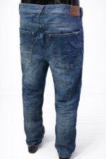 men's blue distressed jeans - Image 2