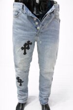 Chrome Hearts and Levi's Jeans