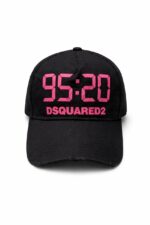 black DSQUARED2 gabardine baseball cap - Image 3
