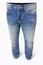 True Religion Men's Geno Relaxed Slim Super T Jeans.