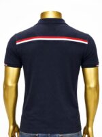 Moncler navy blue cotton polo shirt (M/L) - Image 2