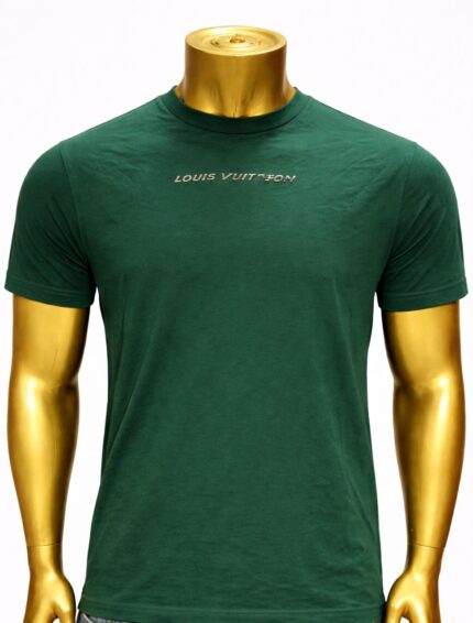 Louis Vuitton green crewneck t-shirt (M)