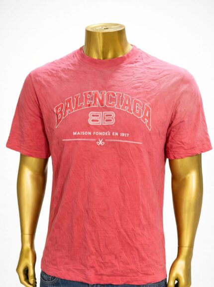 Balenciaga Maison Medium Fit T-shirt in organic vintage Shirt (XL/XXL)