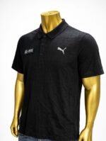 Black Puma Mercedes-AMG Petronas F1 Jacquard Polo (XL) - Image 3