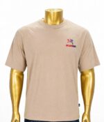 Beige graphic T-shirt (XL)