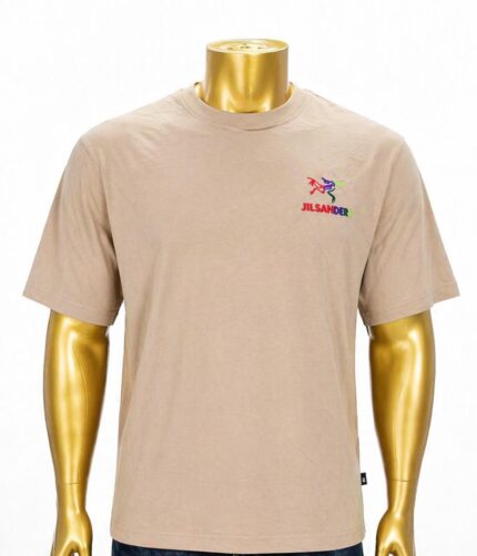 Beige graphic T-shirt (XL)