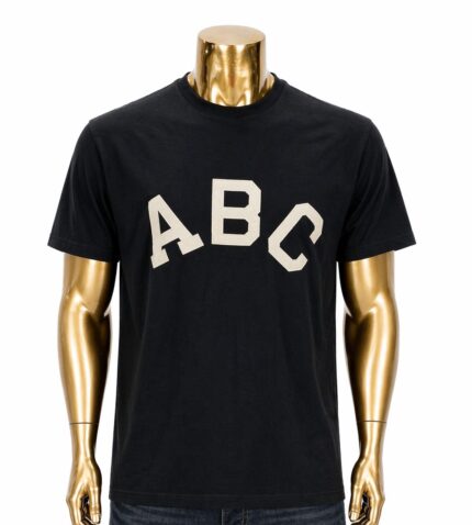 Fear of God "ABC" flocking letter t-shirt.  (L)