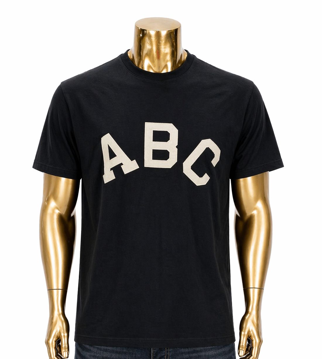 WhatsApp Image 2026-04-22 at 6.12.24 AM Fear of God "ABC" flocking letter t-shirt. (L) - Image 1