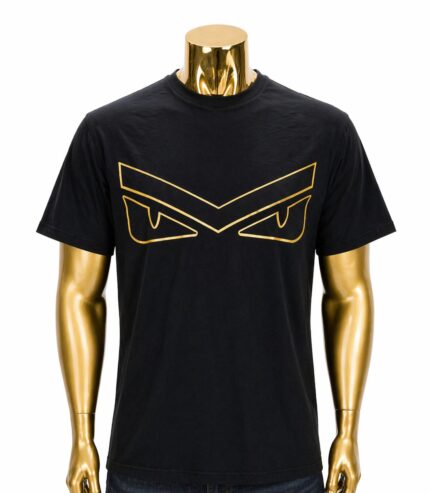 Fendi Black Bag Bugs Eyebrow T-Shirt (XL)