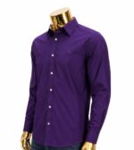 men's corporate formal purple shirt (L) - Image 2
