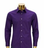 men's corporate formal purple shirt (L)