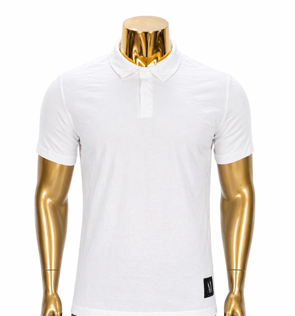 WhatsApp Image 2026-04-25 at 5.57.47 AM Armani Exchange Jersey Cotton Polo Shirt (XL) - Image 1