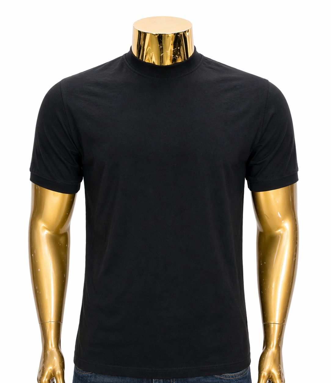WhatsApp Image 2026-04-25 at 5.58.53 AM Men's Basic Mock Turtleneck Short Sleeve T-Shirt (M) - Image 1