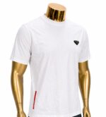 Prada white cotton t-shirt (M) - Image 2