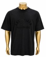 Fear of God ESSENTIALS Jet Black Heavy Jersey Crewneck T-Shirt.  (XXL)