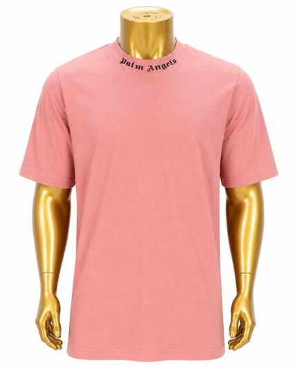 Palm Angels Classic Logo T-Shirt in pink.  (XXL)