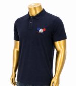 Moncler logo-appliqué cotton polo shirt (L) - Image 2