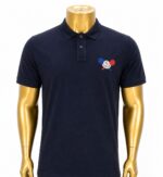 Moncler logo-appliqué cotton polo shirt (L)