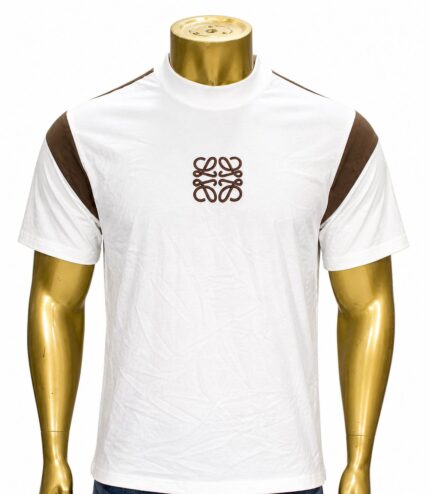 Loewe Anagram Embroidered Cotton T-Shirt (L)