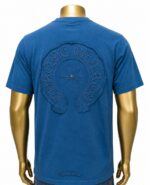 Chrome Hearts Blue Miami Horseshoe Logo T-Shirt. (XXL) - Image 2