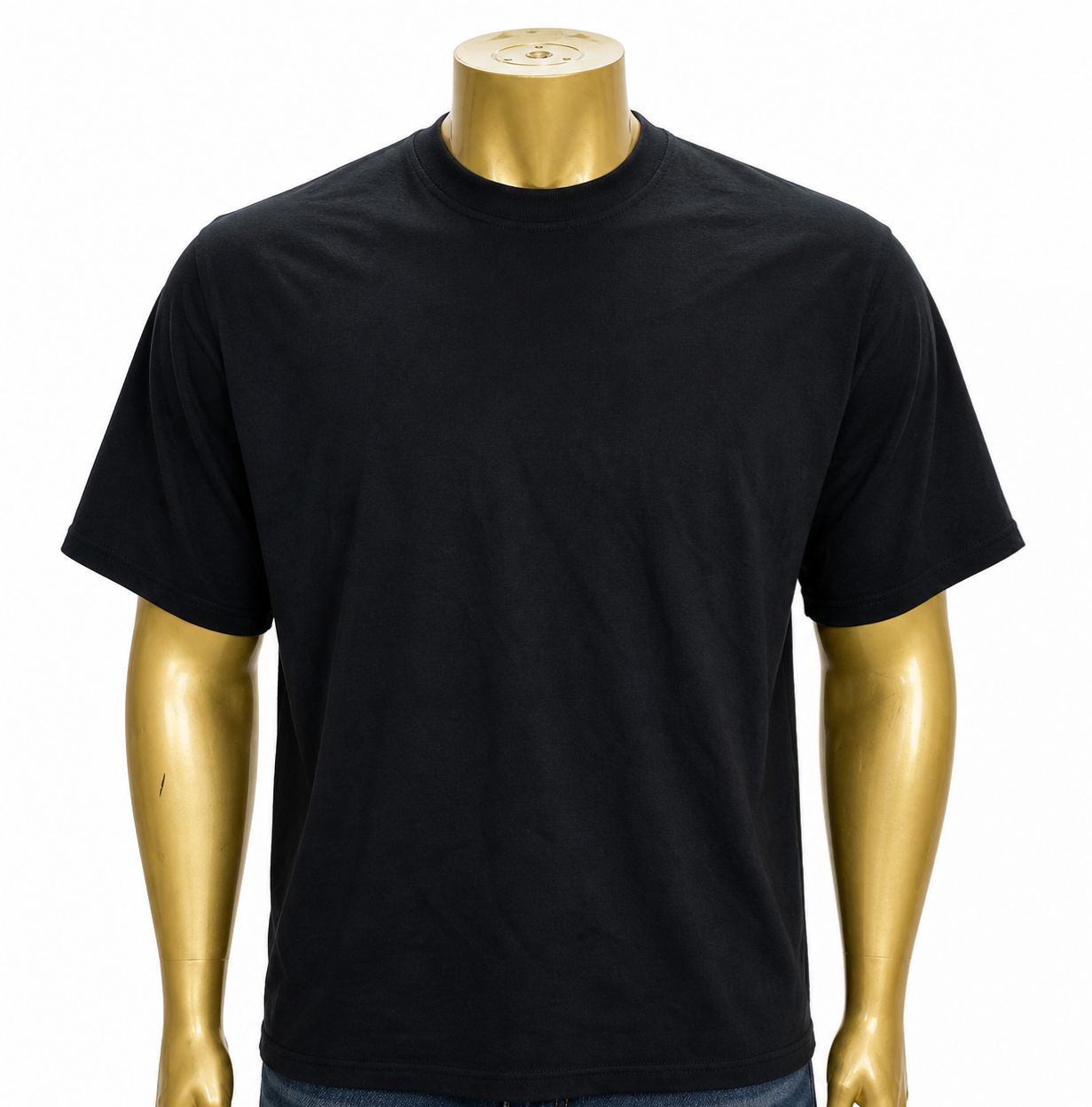 WhatsApp Image 2026-05-05 at 9.25.37 AM Black Pro Club heavyweight cotton crew neck t-shirt. (L) - Image 1