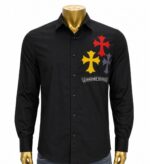 Chrome Hearts long-sleeved button-up shirt (M)