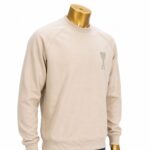 Ami Paris Ami De Coeur Tonal Boxy Fit Crewneck sweatshirt. (M/L) - Image 2